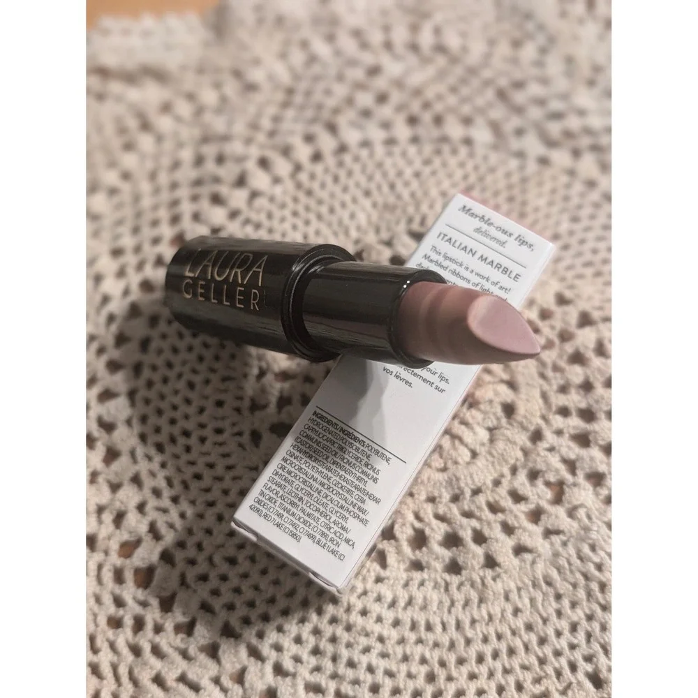 Laura Geller Italian Marble Lipstick Al Fresco Rosy Brown Beige 0.12oz NEW